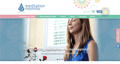 Desktop Screenshot of meditationmomma.com